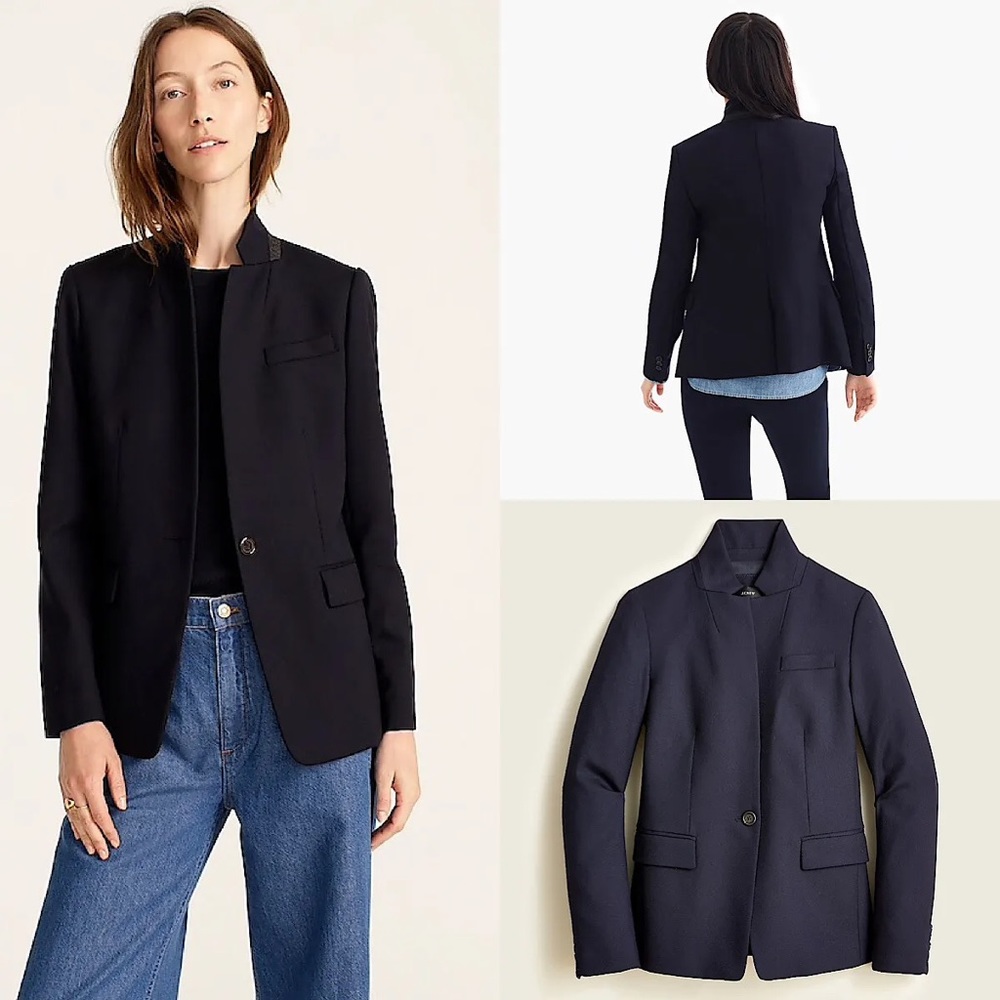 JCREW Regent Blazer Wool - Navy - 000